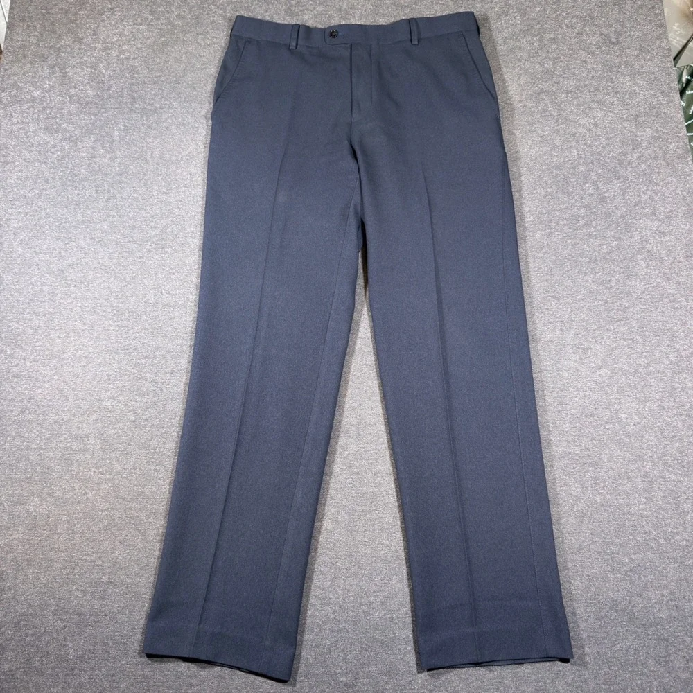 Peter Millar Pants Mens 34x32 Navy Blue Crown Sport Performance Dress Trousers